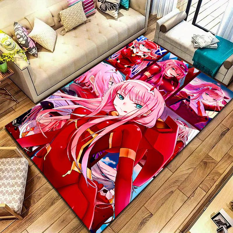 Franxx Carpet Rug For Living Room Bedroom Home Sofa Decoration Kids Play Nonslip Floor Mat