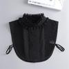 Fashion  New Fake Collar Shirt Women White Black Lace Collars Detachable For Women Blouse Lapel Shirt False Collar Woman