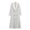 Autumn new, simple temperament versatile double-breasted loose polka dot long coat