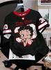 2026 Cartoon Duck Betty Boop  Print Men Women's Short Sleeve T-Shirt Casual 3d Print Summer Kids Parent Sport Tops T-shirt Tee