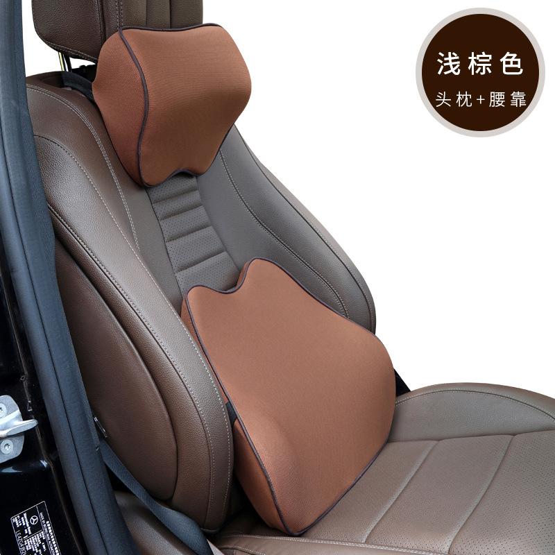 Car Neck Pillow Universal Car Seat Headrest Pillow Neck Rest Cushion Washable Driver or Front Passenger Seat Headrest Support Travel Pillow
