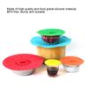 5Pcs/Set Food Grade Silicone Microwave Oven Bowl Cover Lid for Home Kitchen