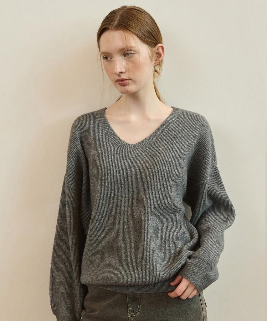 ADAUL Classic Golgi V Neck Knit - 5Color