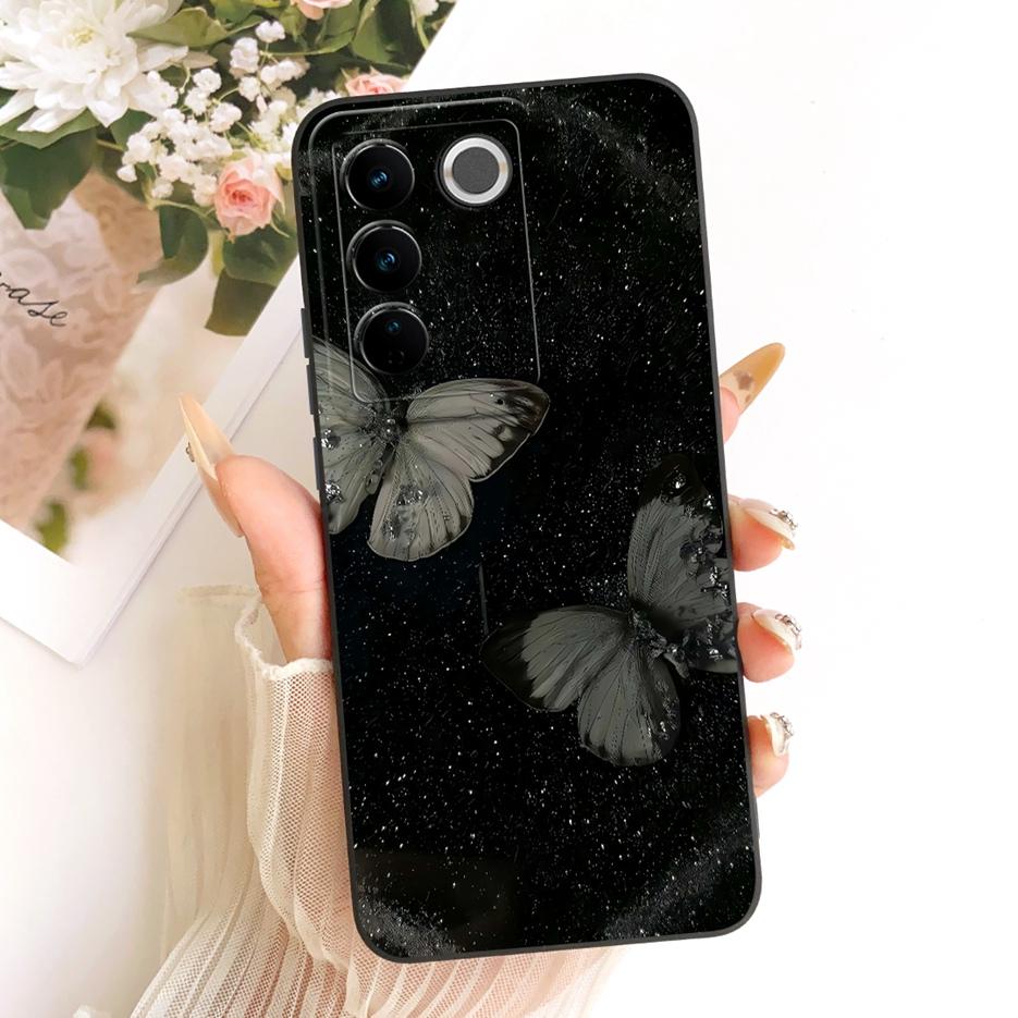 For Vivo V27 Pro Case V2230 Cool Owl Dragon Painted Cover Shockproof Soft TPU Phone Case For Vivo V27e V 27 E VivoV27 Pro Fundas