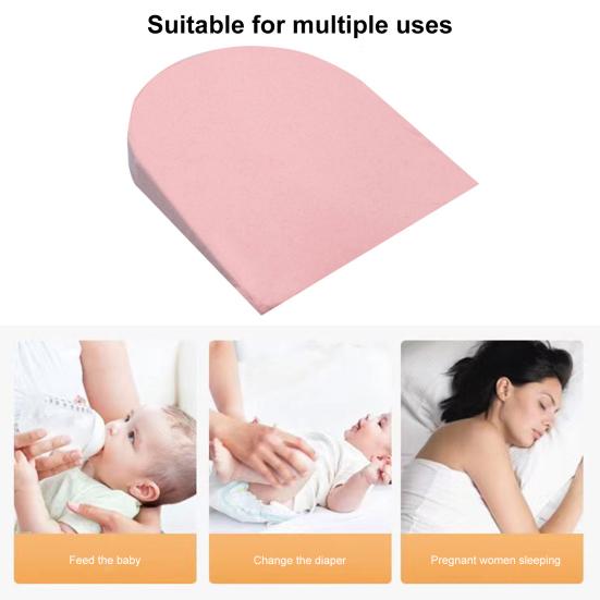 Infant Anti-vomiting Slope Pad Anti Reflux Colic Cushion Foam Pram Cot Bed 45641
