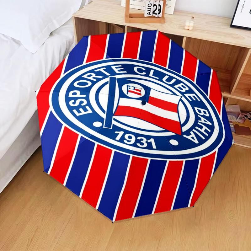 1PC Esporte Clube Printed Umbrella Folding Umbrella, Automatic Umbrella 8-Frame for Travel, Camping Fan Gifts Christmas Gifts