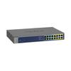NETGEAR Switching Hub 16 Ports 1G Metal Housing Limited Lifetime Hardware Warranty Unmanaged Switch [Genuine Product] PoE++/PoE+ (380W) GS516UP-100AJS