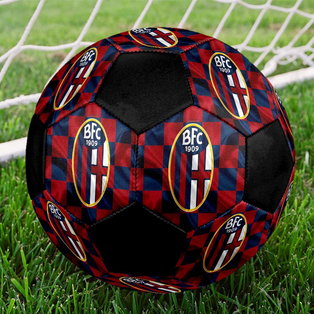 1 Stück Bologna FC 1909 Fußball Größe 5 Hallenfußball Mode Bunt Hinterhofspiel - Großartig für Sportfans Geschenk HE14