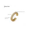 Tani by Minetani Harper Pave Ear Cuff Ms1e301o