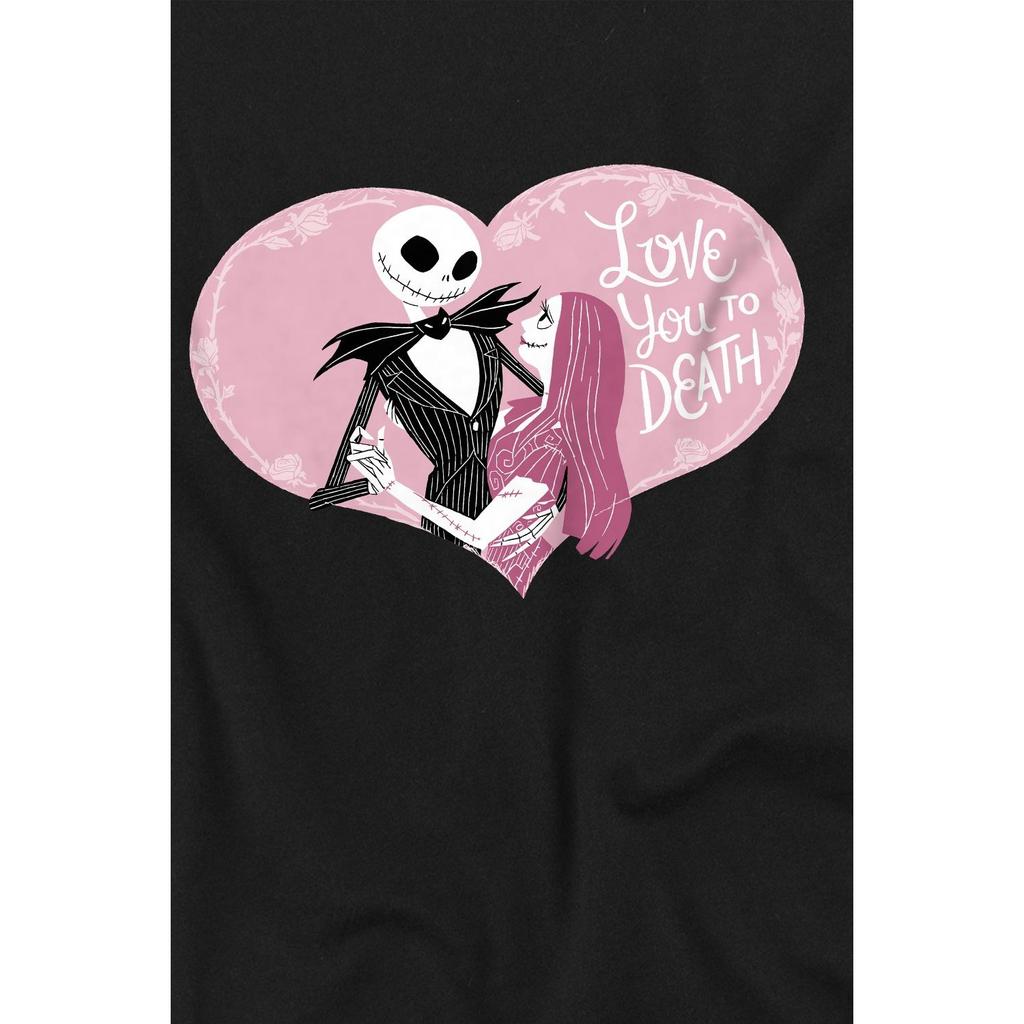 The Nightmare Before Christmas Mens Love You To Death Valentine`s Day T-Shirt