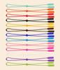 Silicone adjustable glasses strap - POWDER PINK