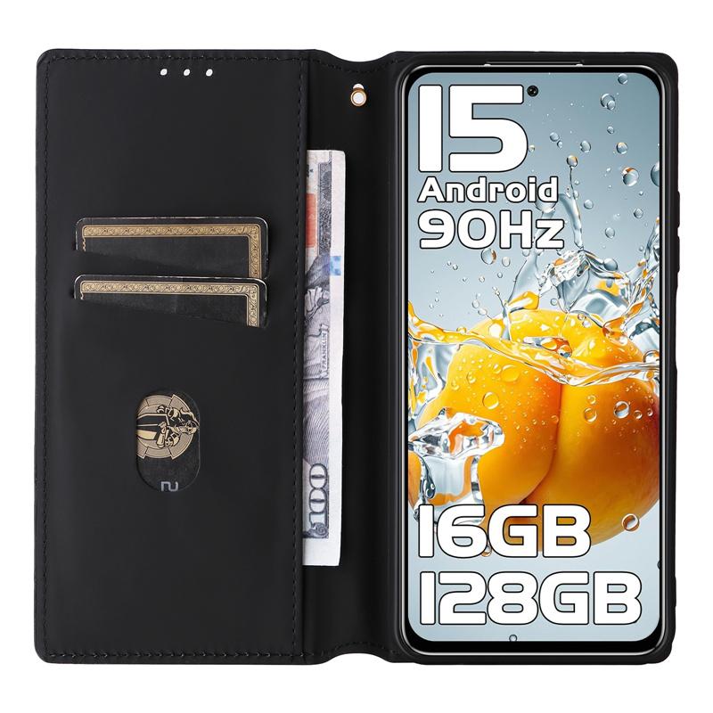 For Oukitel C65 Pro C65 Stereoscopic Lines Flip Wallet Skin PU Case Purse Oukitel C61 C61 Pro C60 C60 Pro 3D Magnetic Phone Cove
