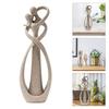 Scultura Astratta Moderna di Coppia che si Abbraccia Statua di Amanti che si Baciano per Decorazione della Casa Regalo per Esprimere Amore e Affetto