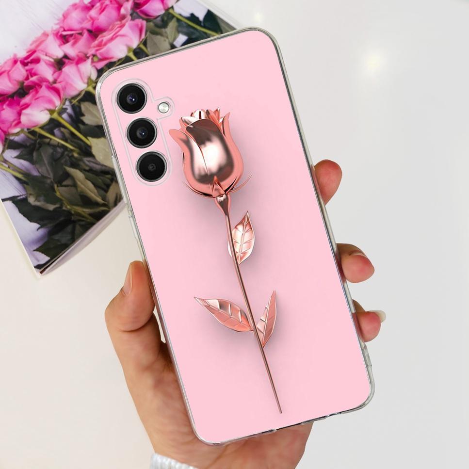 Case For Samsung Galaxy A34 5G 6.6"Cute Cat Astronaut Soft Silicone TPU Cover For Samsung A34 A34 5G Shockproof Phone Case Funda