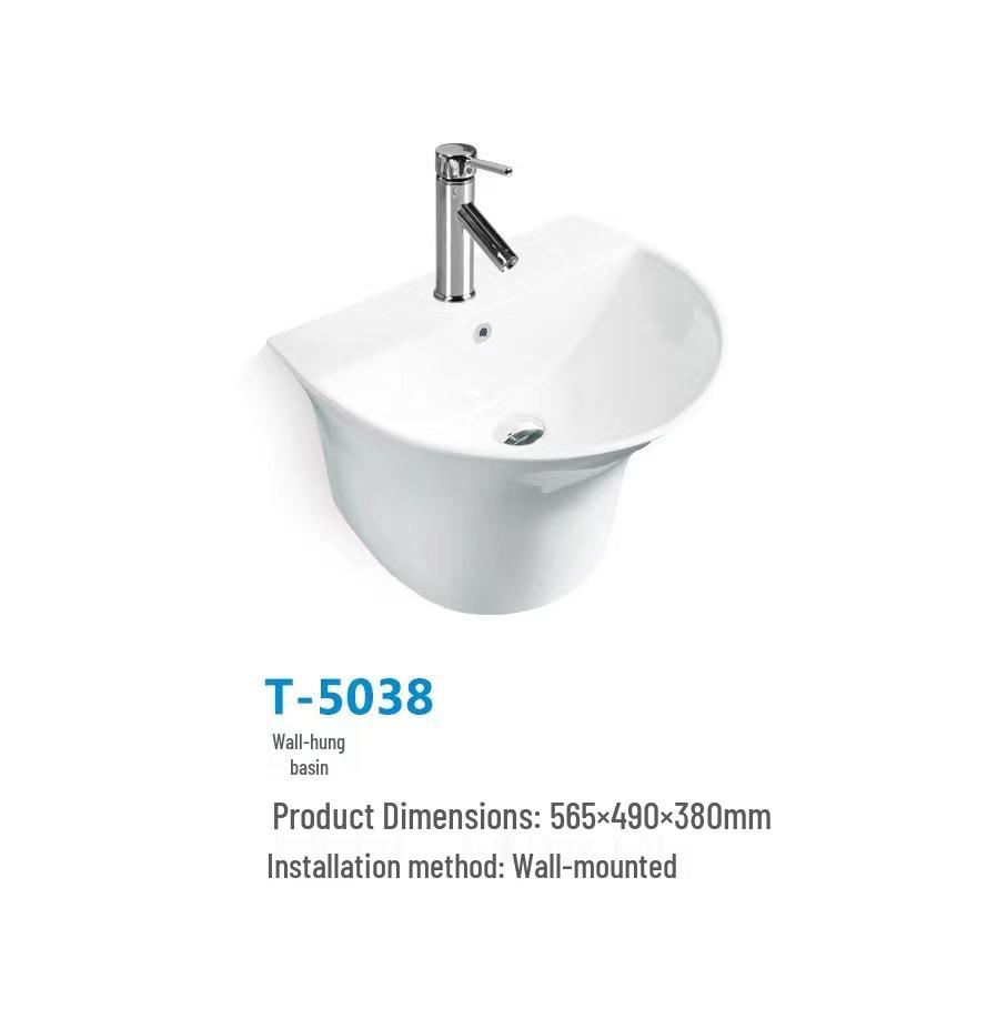 Hanging Ceramic Countertop Washbasin Sink