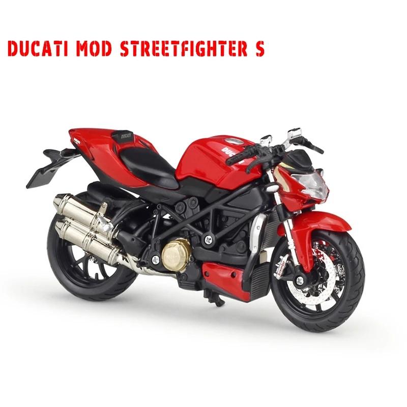 Maisto 1:18 Ducati Monster 2021 Super Naked V4 S Original Authorized Simulation Alloy Motorcycle Model Toy Car Gift Collection