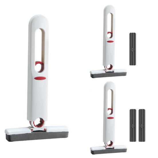 1 Set Mini Mop Portable Self Squeeze Stain Removal Mop Convenient Efficient Cleaning Sponge Mop for Home