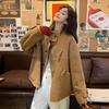 Manteau Chaud Épais en Laine Hiver Automne Mode Veste Ample en Tweed Vêtement d'Extérieur Décontracté Oversize Style Populaire