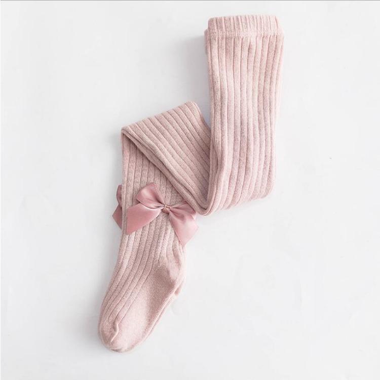 Girl Winter Bowknot Tights Cotton Baby Pantyhose Spring Autumn Rabbit Baby Socks Baby Pantyhose Children's Pants Leg Warmers
