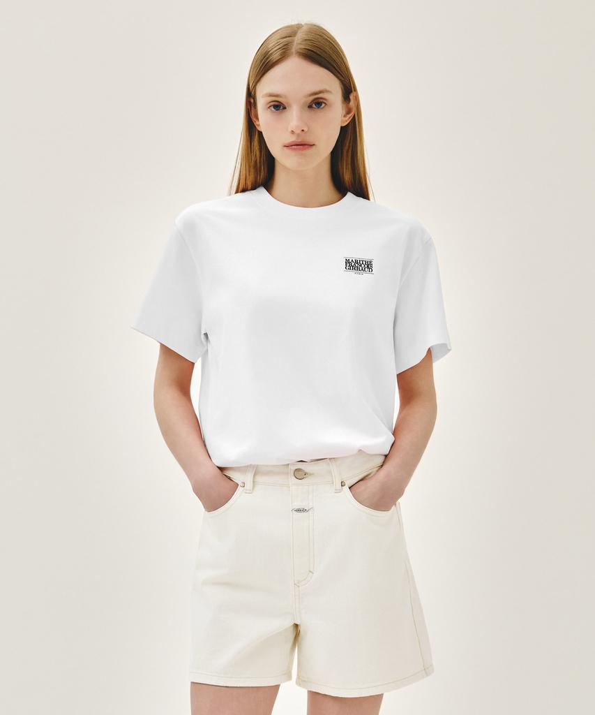 Malittepeulangsowajeobeo Aerocool Small Classic Logo Tee White