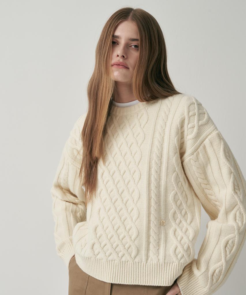 MOTT Classic Cable Knit - Ivory