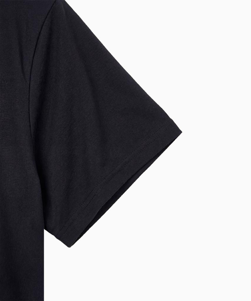 Peulonteuakaibeulaeb Coord Oversized Short Sleeve T-Shirt [Black]