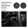 2PCS Top Suede Trim LHD RHD Sticker For Mazda 3 BP Axela CX30 CX-30 2019 2020 2025 2025 2025 2025 2025 Car Wiper Shift Lever