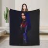 Actor Sofia Carson Blanket Quality Super Soft Throw Blanket Winter Camping Couch Chair Sofa Bed Graphic Bedspread