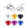 4pcs Universal Hood Pins Lock Push Button Billet Hood Pins Lock Clip Kit Car Quick Pins Carbon Fiber Hood Locks