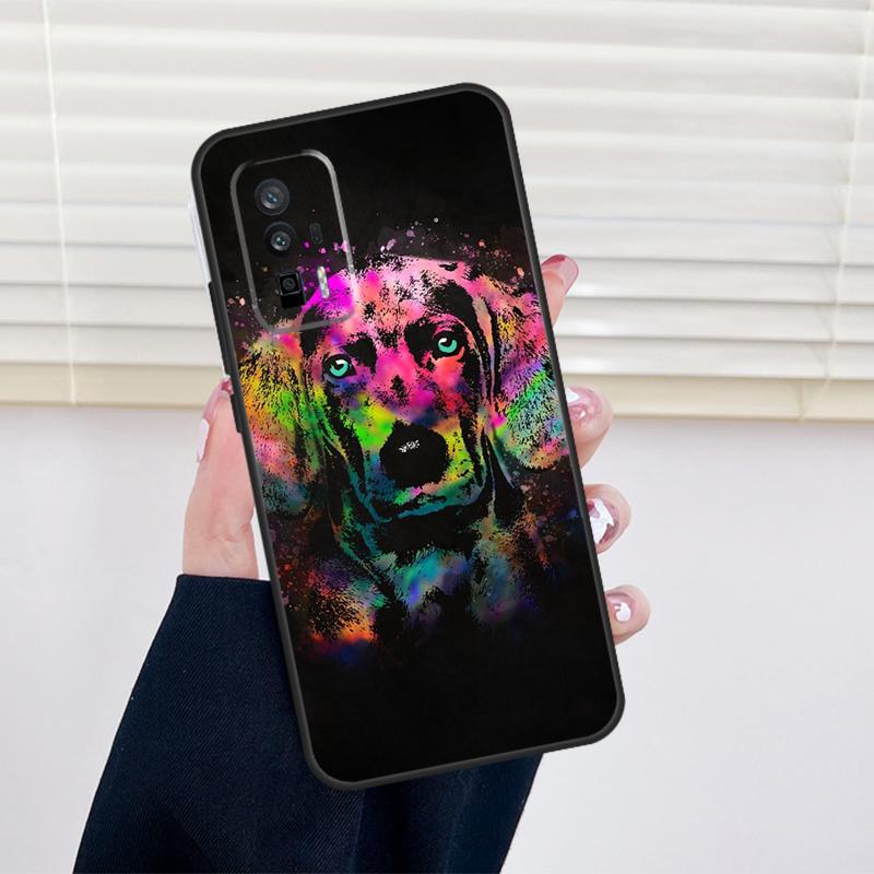 Coque de téléphone Chien Braque de Weimar Pour Xiaomi 13 14 15 Ultra 11T 12T 13T 14T Pro POCO X7 Pro X3 X5 X6 M6 F5 F6 Pro