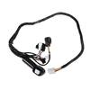Uxcell Headlight Speedometer Gauge Wiring Harness for Suzuki GSXR 600 2006-2007 / Inner / Durable Rubber / 1 Set Black