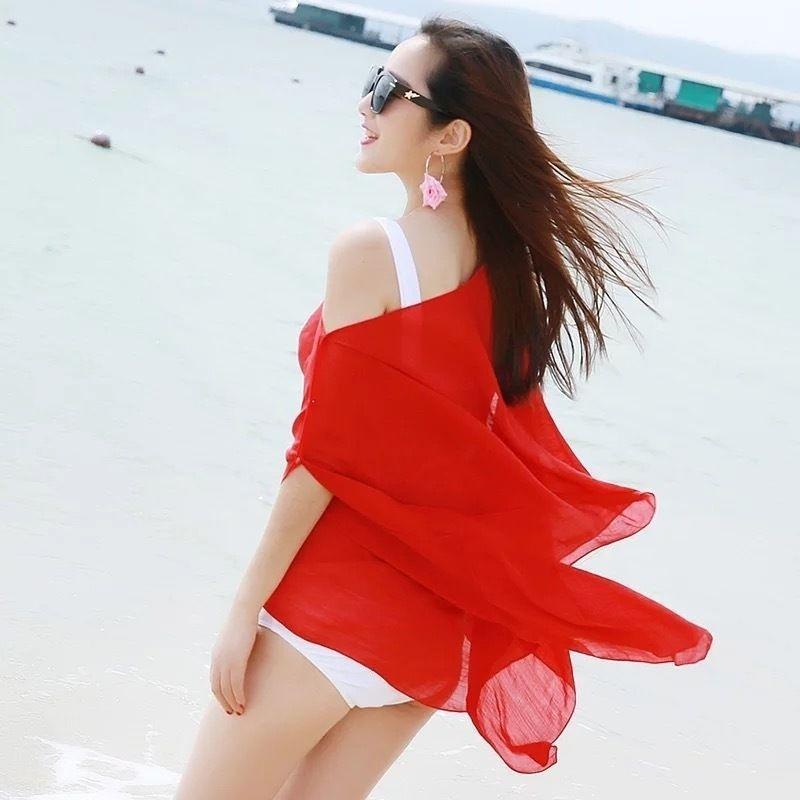 Kobiety Szyfonowe seksowne stroje kąpielowe Stroje kąpielowe Letnie wakacje Kaftan Letnia sukienka Sarong Cover Up