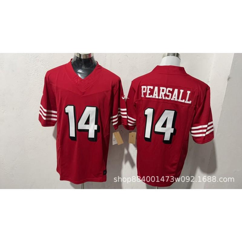 ג'רזי כדורגל NFL סן פרנסיסקו 49ers לגברים 2026 סדרת Legend תערובת כותנה רקומה ביצועים בגדי ספורט