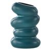 1PC Plastic Spiral White Vase Nordic Creative Flower Arrangement Container For Kitchen Living Bedroom Home Decoration Ornament
