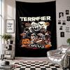 Wall TapestryTerrifier Art the Clown Art Hanging Cloth Decorative Background Cover for Room Decoration
