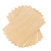 5pcs Rectangle Solid Wood Piece Unfinished Blank Handmade Material DIY Craft Wood Sheet  Home Decor