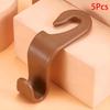 1/5 Pcs Hooks For Bags Car Clips Auto Fastener Hangers Car Storage Front Seat Headrest Organizer Holder Interior Accessories