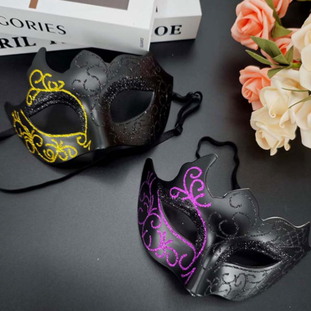 Venetian Masquerade Mask Comfortable Couples Party Mask Costume Cosplay Accessories Handmade Plastic Eye Mask For Party Dance