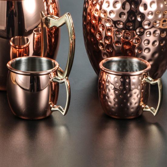 60ml Moscow Mule Mug Stainless Steel Beer Wine Water Milk Coffee Cup Drinkware