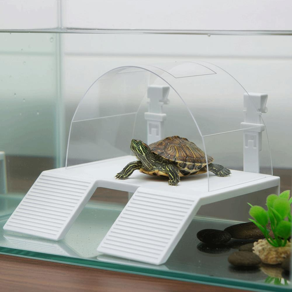 with Hooks Floating Turtle Dock Removable Aquarium Basking Platform  for Reptile Amphibian