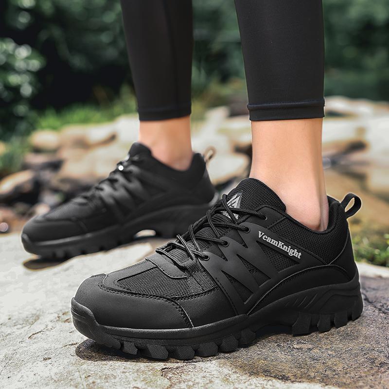 Fashion 2025 New Men's Hiking Shoes Suede Leather Outdoor Shoes Wear-resistant Men Trekking Walking Hunting Tactical Sneakers
