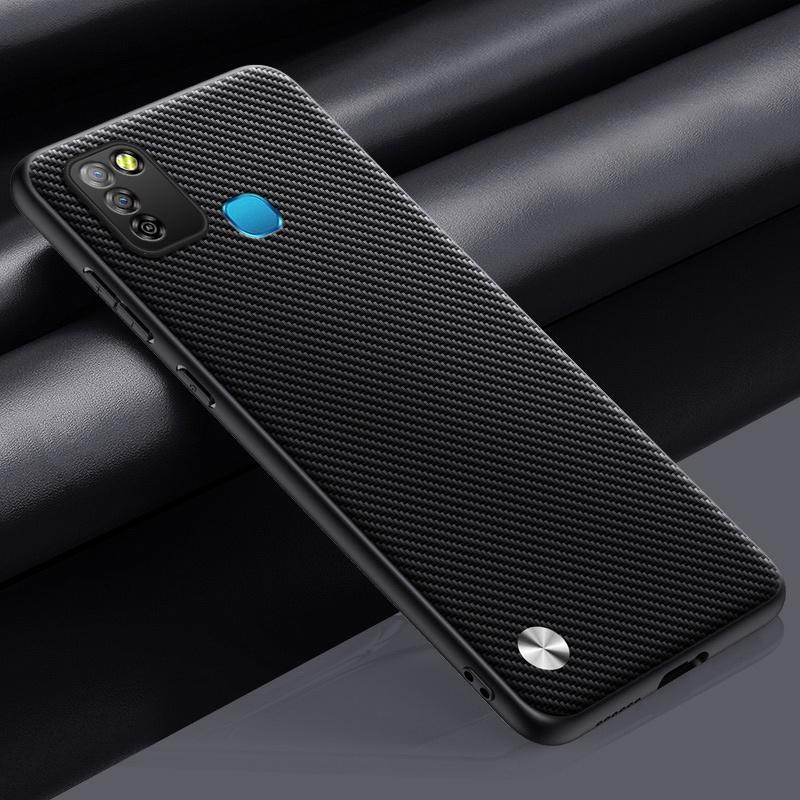 Luxus PU-Leder Hülle Für Infinix Hot 10 Lite Smart 5 Mattes Cover Silikon Vollschutz Handyhülle Für Infinix Smart 5 Coque