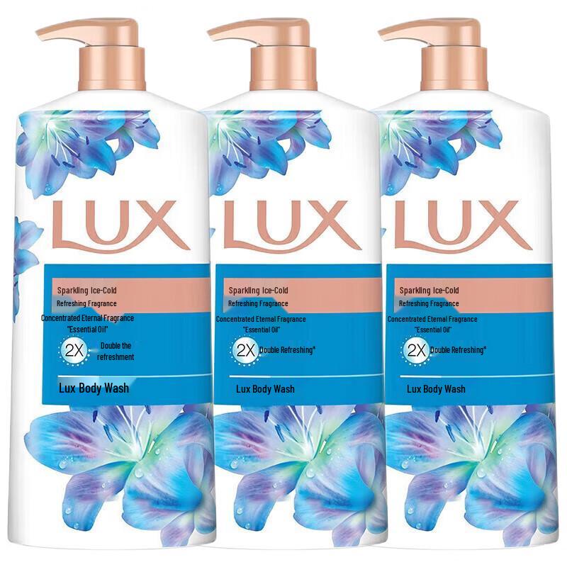 lux Refreshing Icy Cool Shower Gel 3-Pack