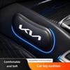 Leather Car Pillow Car Knee Pad Elastic Memory Foam Leg Pad For Morning Sportage K8 K3 K9 Ceed Picanto Stonic K7 K5 Rio Niro