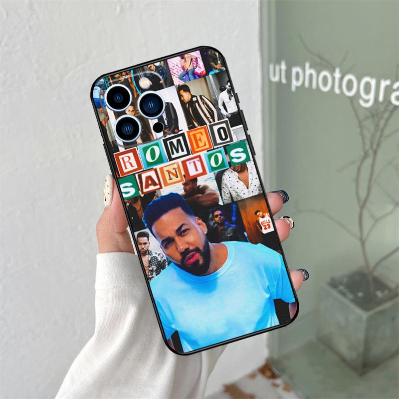 Singer Romeo Santos For iPhone 16 15 14 13 12 11 Pro Max X XS Max XR Plus Phone Case Accessories