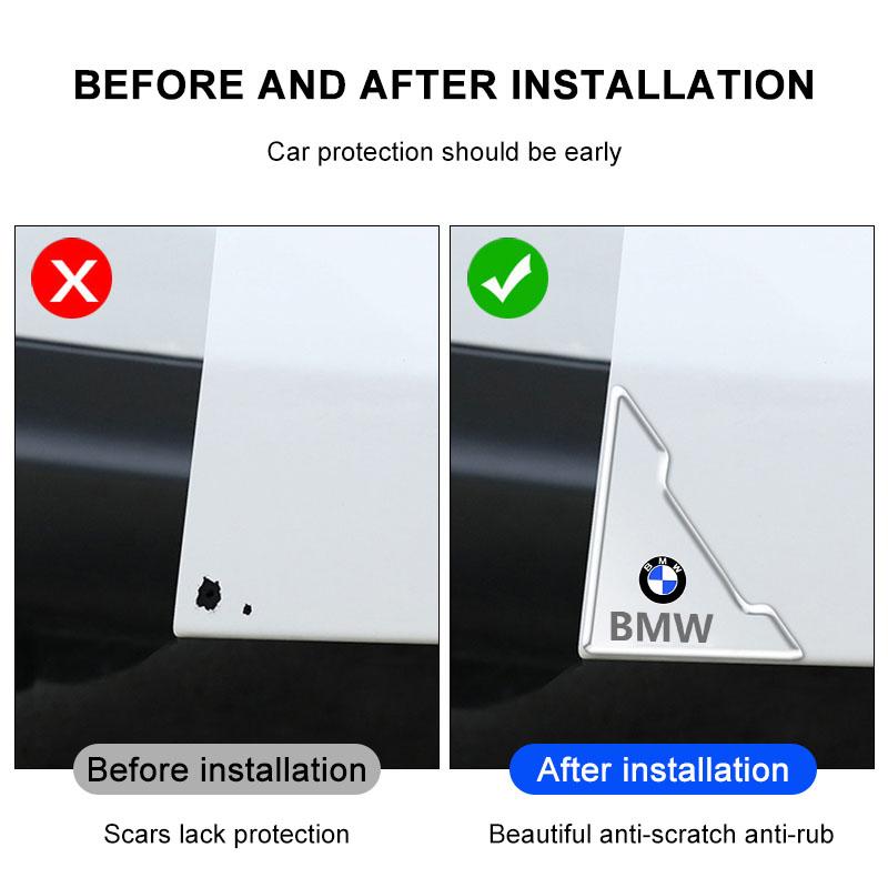 2 Buc. Autocolant Transparent de Protecție Anti-Zgârieturi pentru Colțul Ușii Mașinii Pentru BMW E36 E46 E90 E60 E39 F30 F10 F20 X5 E70 E53 G30