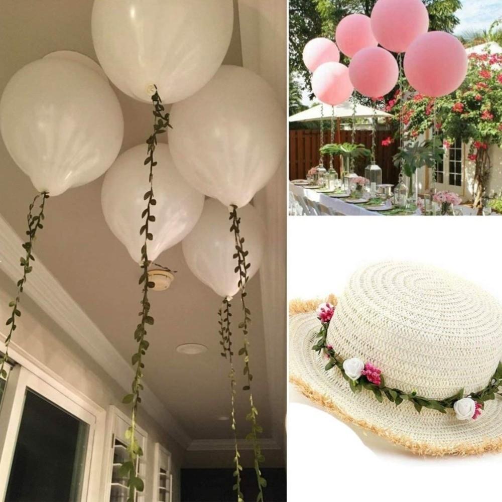 Garland Artificial Eucalyptus Leaf Garland Leaf Ribbon Green Leaves Ribbon  Home Decor