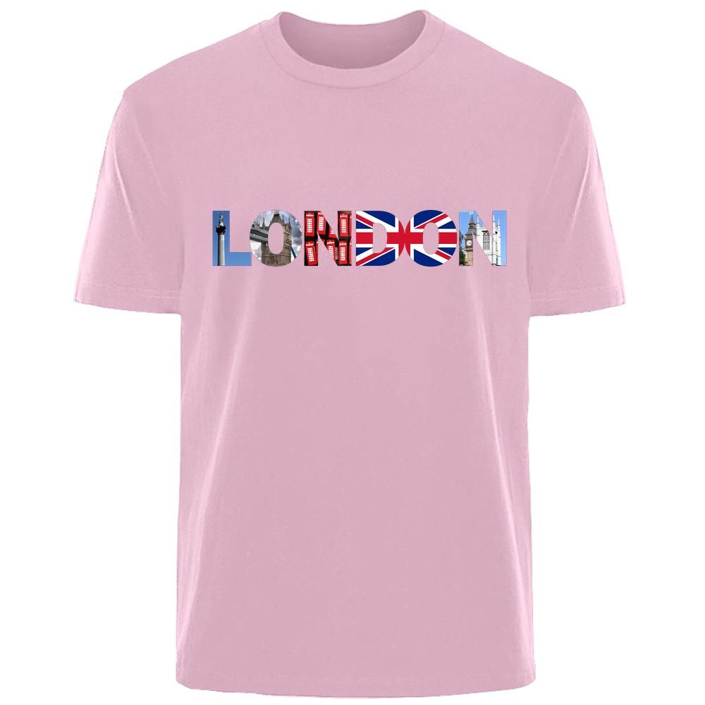 Creative Simple Printed Summer High Quality Men's 100% Cotton Breathable T-Shirt Casual Fashion Men's Street Wear
