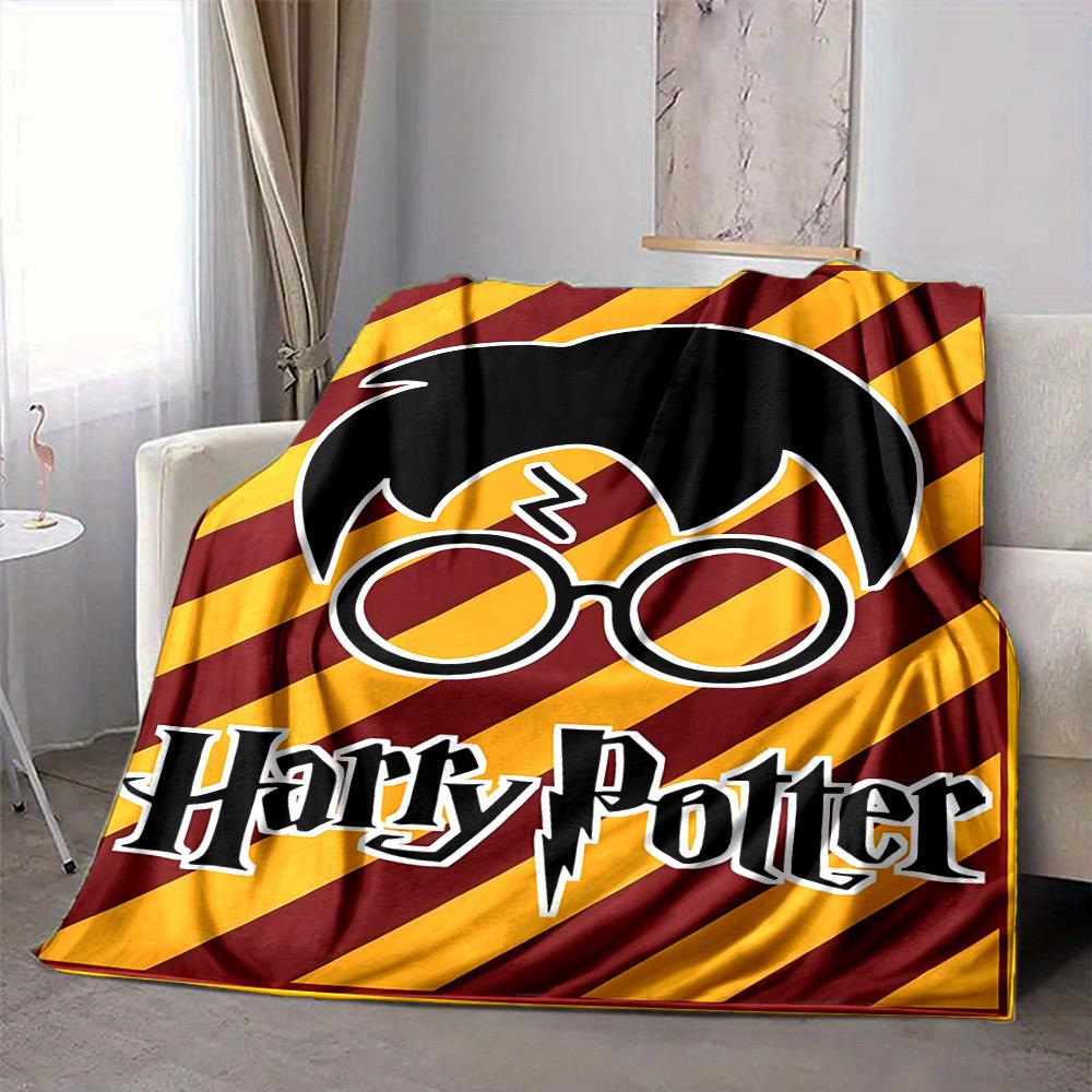1 stk Harry Potter-teppe Lett flanellpledd til sofa, seng, reise, camping, stue, kontor, sofa, stol og seng