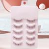 5 Pairs Nice-looking Fake Eyelashes Nature Naturally Curled Cosplay False